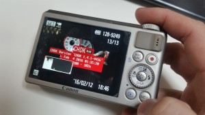 Canon PowerShot S100 running CHDK